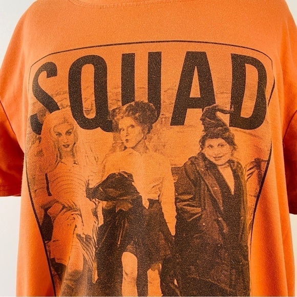 HOCUS Pocus T-shirt Sanderson sisters squad orange Halloween XL - Picture 2 of 7